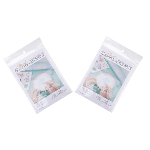 VILLFUL 8 Stück Teiliges Wasserlösliche Stickerei Transferpapier mit Stabilisierungsmustern für Diy Projekte für T Shirts Kleidung und Canvas Schuhe Einfache Anwendung für Anfänger und von VILLFUL