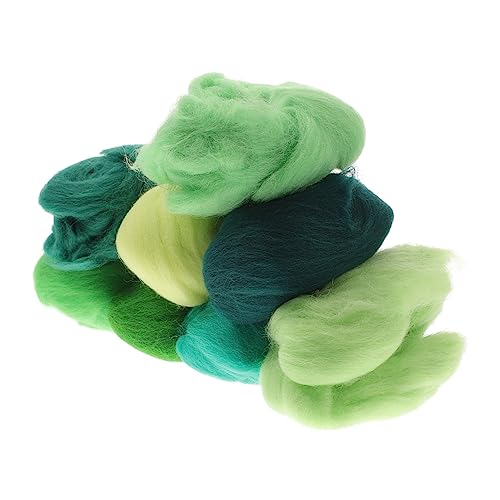 VILLFUL 8 Stück Teiliges für DIY Nadelfilzen Handwerksmaterialien für Kreative Projekte Sicheres und Gesundes Wollmaterial für Dekorationen Hüte und Mehr von VILLFUL
