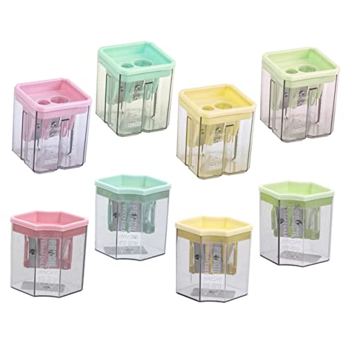 VILLFUL 8 Teiliger Bleistiftspitzer Für Kinder, Kleine Manuelle, Bürospitzer, Bleistiftspitzer, Kinderspielzeug, Kleine Handspitzer, Mini Bleistiftspitzer, Studentenbedarf VILLFUL 8 Teiliger Bleistiftspitzer Für Kinder, Kleine Manuelle, Bürospitzer, Bleistiftspitzer, Kinderspielzeug, Kleine Handspitzer, Mini Bleistiftspitzer, Studentenbedarf von VILLFUL