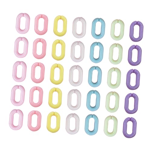 VILLFUL 800 Stück Acryl Verbindungsringe Oval Bunte DIY Kettenringe für Brillen Hosen Handyketten Glatte Oberfläche Langlebig und Sicher für Vielseitiges Basteln VILLFUL 800 Stück Acryl Verbindungsringe Oval Bunte DIY Kettenringe für Brillen Hosen Handyketten Glatte Oberfläche Langlebig und Sicher für Vielseitiges Basteln von VILLFUL