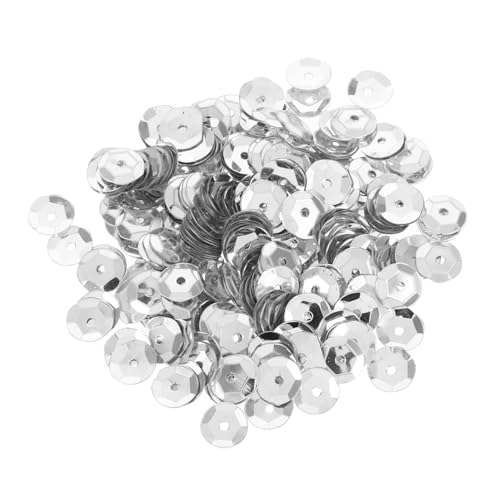 VILLFUL 800 Stück Runde Cup Pailletten Silber Lose PVC Sequins für Nähen Basteln DIY Mode Dekorationen und Kunsthandwerk VILLFUL 800 Stück Runde Cup Pailletten Silber Lose PVC Sequins für Nähen Basteln DIY Mode Dekorationen und Kunsthandwerk von VILLFUL