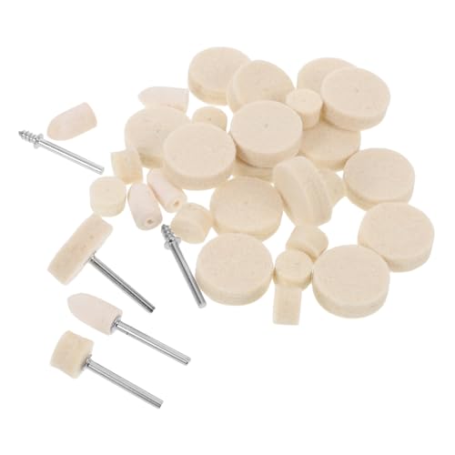 VILLFUL 88 Stück Teiliges Woll-polierscheiben-set aus Filz Präzise Polier Polieraufsätze Geeignet für Metall- Holz- Kunststoff- Schmuck Keramikoberflächen Langlebige Wollmaterial-aufsätze VILLFUL 88 Stück Teiliges Woll-polierscheiben-set aus Filz Präzise Polier Polieraufsätze Geeignet für Metall- Holz- Kunststoff- Schmuck Keramikoberflächen Langlebige Wollmaterial-aufsätze von VILLFUL