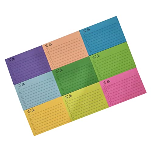 VILLFUL Haftnotizen Notizaufkleber Fürs Büro Abreißbare Notizblöcke Selbstklebende Notizzettel Für Schulsachen Zuhause Und Scrapbooks Täglicher Gebrauch von VILLFUL