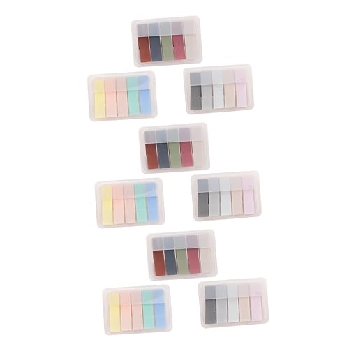 VILLFUL 9 Sets Lesezeichen, Buchindex Aufkleber, Buchaufkleber, Haftnotizen, Büro Schreibtischzubehör, Seitenmarkierungen, Beschreibbare Indexregister, Farbige Anmerkungsregister, VILLFUL 9 Sets Lesezeichen, Buchindex Aufkleber, Buchaufkleber, Haftnotizen, Büro Schreibtischzubehör, Seitenmarkierungen, Beschreibbare Indexregister, Farbige Anmerkungsregister, von VILLFUL