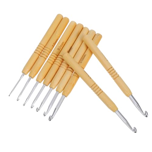 VILLFUL 9 Stück Teiliges Häkelnadel Set mit Ergonomischem Holzgriff für Haar Braiding und Dreadlocks Vielseitige für Diy Projekte und Handarbeiten VILLFUL 9 Stück Teiliges Häkelnadel Set mit Ergonomischem Holzgriff für Haar Braiding und Dreadlocks Vielseitige für Diy Projekte und Handarbeiten von VILLFUL