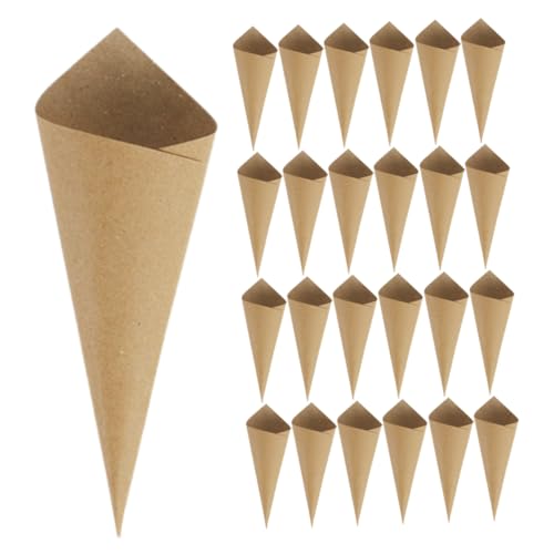 VILLFUL 90 Stück Hochzeitsblütenkegel, Papierkegel Für Konfetti, Blumenstraußkegel, Hochzeitsgeschenke, Papierkegel Für Blütenblätter, Hochzeitskegel, Blütenblattabdeckungen Für Frauen, von VILLFUL