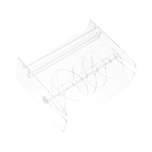 VILLFUL Acryl Etiketten Aufkleberspender Verstellbar Aufbewahrungsständer für Stickerrollen und Versandetiketten Organizer für Büro Schule Handel Platzsparend und Robust VILLFUL Acryl Etiketten Aufkleberspender Verstellbar Aufbewahrungsständer für Stickerrollen und Versandetiketten Organizer für Büro Schule Handel Platzsparend und Robust von VILLFUL