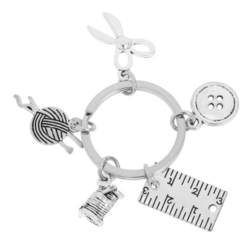 VILLFUL Modedesigner-schlüsselanhänger Aus Metall Knopf Schere Nähanhänger Einzigartiger Schlüsselanhänger Für Männer Und Frauen VILLFUL Modedesigner-schlüsselanhänger Aus Metall Knopf Schere Nähanhänger Einzigartiger Schlüsselanhänger Für Männer Und Frauen von VILLFUL