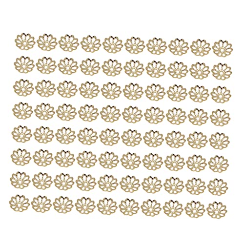 VILLFUL Metallschmuckzubehör Perlenkappen Blumenperlenkappen Abstandskappen Für Halsketten Und Armbänder von VILLFUL