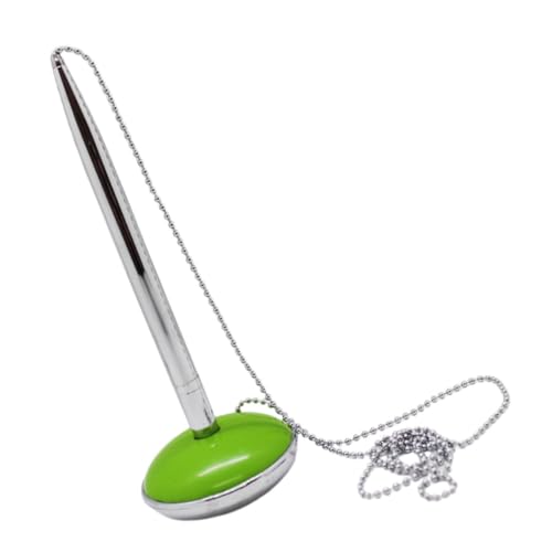 VILLFUL Banktresen Kugelschreiber mit Kette Stehendes Design Glattes Schreiben Ergonomisch Multifunktional für Büro Empfang Bank Stilvoller Schreibtisch Stift Festmontierter Tischkuli VILLFUL Banktresen Kugelschreiber mit Kette Stehendes Design Glattes Schreiben Ergonomisch Multifunktional für Büro Empfang Bank Stilvoller Schreibtisch Stift Festmontierter Tischkuli von VILLFUL