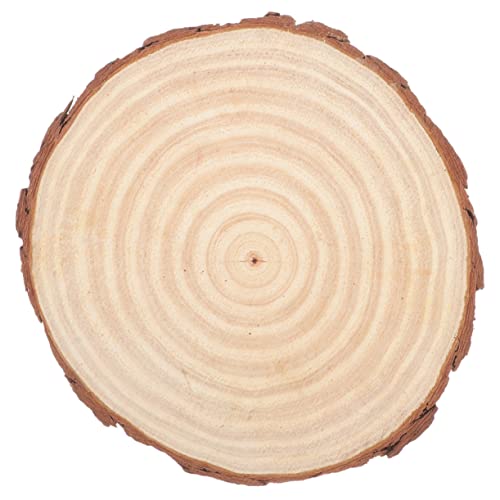 VILLFUL Bemaltes Blankobrett, Unvollendetes Holz Mittelstück, Holzscheiben Für Mittelstücke, Holzkreise, Mittelstück, Blanko, Holzausschnitt, Holzrohlinge, Kreise, Unbemaltes von VILLFUL