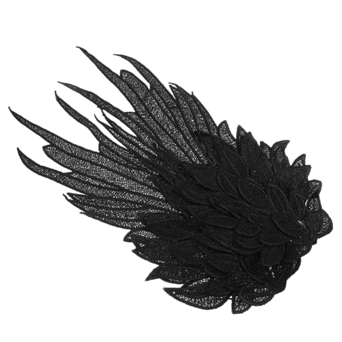 VILLFUL Bestickte Engelsflügel Applikation zum Aufnähen Großes Schwarzes DIY Kostüm accessoire Dekorative Patches für Kleidung Feine Stickerei für Party Festtagsoutfits VILLFUL Bestickte Engelsflügel Applikation zum Aufnähen Großes Schwarzes DIY Kostüm accessoire Dekorative Patches für Kleidung Feine Stickerei für Party Festtagsoutfits von VILLFUL