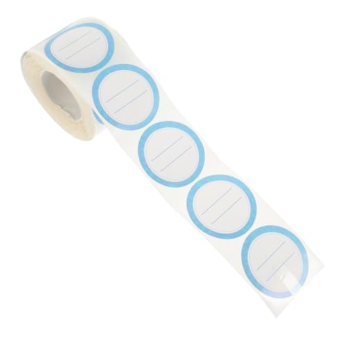 VILLFUL Blanko Selbstklebende Küchenetiketten Beschreibbare Blaue Lebensmittelaufkleber für Flaschen Vorratsbehälter Vielseitig Einsetzbar Leicht Tragbar für Haltbarkeitsdatum und VILLFUL Blanko Selbstklebende Küchenetiketten Beschreibbare Blaue Lebensmittelaufkleber für Flaschen Vorratsbehälter Vielseitig Einsetzbar Leicht Tragbar für Haltbarkeitsdatum und von VILLFUL