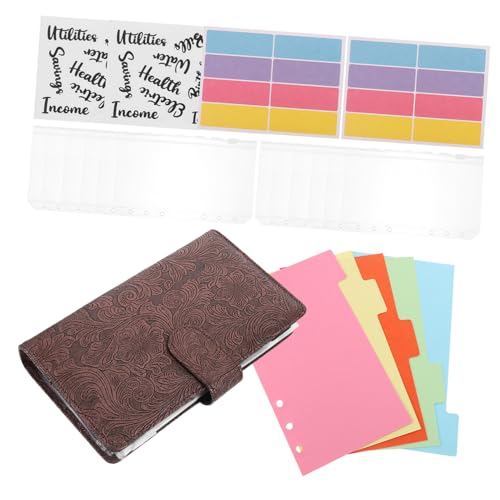 VILLFUL Budget Binder mit Pu leder Tragbarer Ringbuch Organizer mit Einlagen und Trennern Leichtes Finanzplaner Notizbuch für Sparen und Geldmanagement Unterwegs VILLFUL Budget Binder mit Pu leder Tragbarer Ringbuch Organizer mit Einlagen und Trennern Leichtes Finanzplaner Notizbuch für Sparen und Geldmanagement Unterwegs von VILLFUL