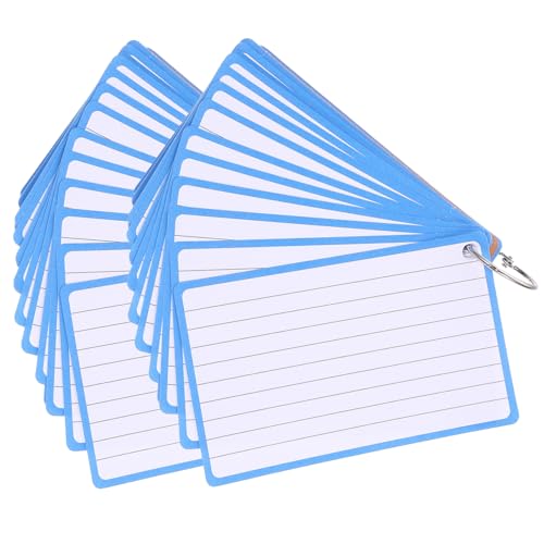 VILLFUL Bücher Blanko Karteikarten Liniert Je Buch mit Ringbindung Beschreibbare Flashcards aus Papier Handliches Format für Büro Schule und DIY Notizen Vielseitig Nutzbar VILLFUL Bücher Blanko Karteikarten Liniert Je Buch mit Ringbindung Beschreibbare Flashcards aus Papier Handliches Format für Büro Schule und DIY Notizen Vielseitig Nutzbar von VILLFUL
