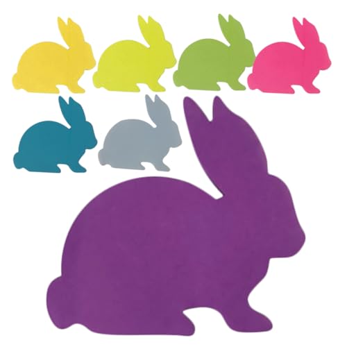 VILLFUL Bücher Ostern Notizblock Niedliche Bunny Memo Pads Kawaii Schreibwaren Bunte Tier Notizblöcke für Schul und Osterfeierbedarf Teiliges von VILLFUL
