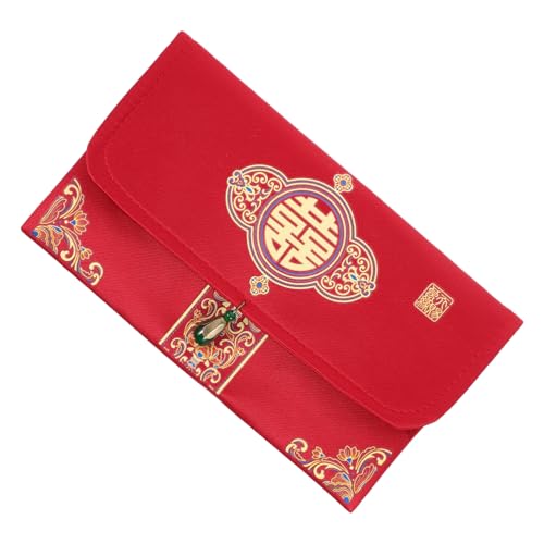 VILLFUL Chinesische Rote Glücksumschläge für Hochzeitsgeld Traditionelle Glücksbringer mit Glücksmotiv Langlebige Stoffumschläge für Chinesische Hochzeitsfeiern Kleine VILLFUL Chinesische Rote Glücksumschläge für Hochzeitsgeld Traditionelle Glücksbringer mit Glücksmotiv Langlebige Stoffumschläge für Chinesische Hochzeitsfeiern Kleine von VILLFUL