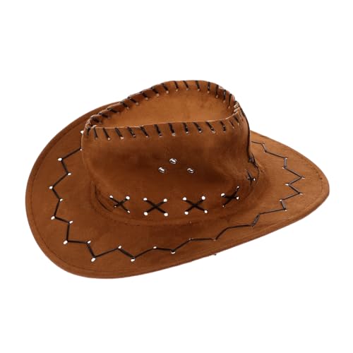VILLFUL Cowboyhut Dekorativer Cowgirl Hut Western Hut für Kostümpartys Leicht und Bequem für Vielseitig für Thematische Veranstaltungen und Feste VILLFUL Cowboyhut Dekorativer Cowgirl Hut Western Hut für Kostümpartys Leicht und Bequem für Vielseitig für Thematische Veranstaltungen und Feste von VILLFUL