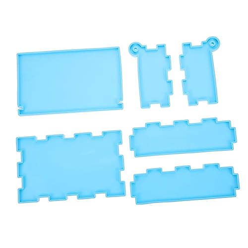 VILLFUL DIY Domino Aufbewahrungsbox Silikonform für Epoxidharz mit Antihaftbeschichtung Leicht zu Reinigen Glatte Oberfläche für Heimwerker für DIY Fans von VILLFUL