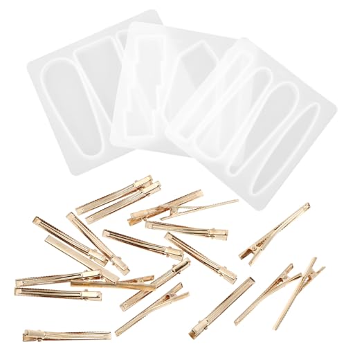 VILLFUL DIY Haarklammer Silikonform für Epoxidharz Wiederverwendbare Haarspangen Gießform Einfach zu Reinigen Leichtes für Individuelle Stilvolle Haarklammern für Kreatives Basteln und VILLFUL DIY Haarklammer Silikonform für Epoxidharz Wiederverwendbare Haarspangen Gießform Einfach zu Reinigen Leichtes für Individuelle Stilvolle Haarklammern für Kreatives Basteln und von VILLFUL