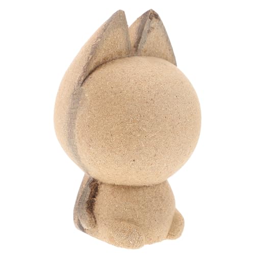 VILLFUL Selbstgemacht Holz Tierornament Katze Kreative Malerei Unvollendetes Katzenmodell Schreibtischschmuck für Katzenliebhaber VILLFUL Selbstgemacht Holz Tierornament Katze Kreative Malerei Unvollendetes Katzenmodell Schreibtischschmuck für Katzenliebhaber von VILLFUL