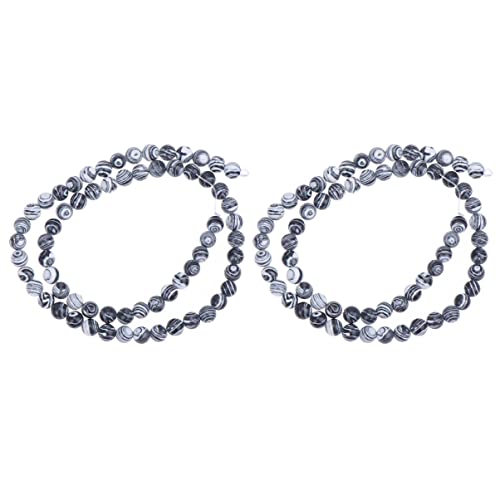 VILLFUL DIY Schmuckperlen Stränge Lose Malachit Perlen für Armbänder und für Kreative DIY Projekte von VILLFUL