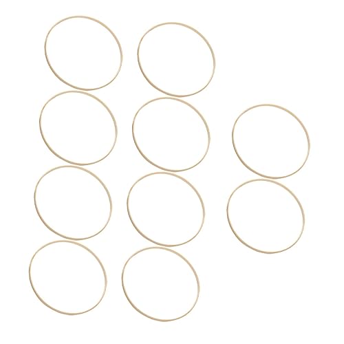 VILLFUL DIY Teiliges Runden Bambus für Blumenkränze Handwerksmaterial für Weihnachts und Garten Dekorationen für Kreative Bastelprojekte von VILLFUL