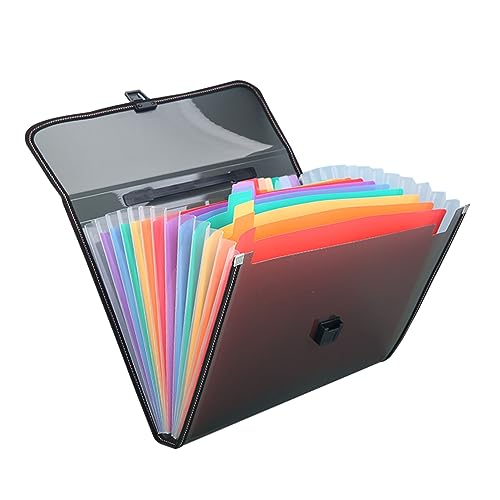 VILLFUL Dateimanager Tragbarer Aktenordner Sortierordner Dokumenten Organizer Dokumenten Organizer Kunststoff Aktenordner Organizer Sortier Aktentasche Dokumentenhalter Ordner von VILLFUL