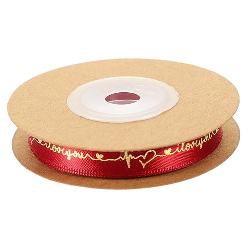 VILLFUL Dekoratives Satinband Weinrot Hochwertiges Geschenkband für DIY Projekte Blumenverpackungen und Festliche Dekorationen Langlebig und Vielseitig Einsetzbar von VILLFUL