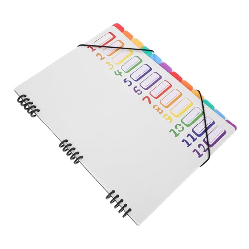VILLFUL Dokumentenmappe mit Trennfächern und Beschriftungsregister Eleganter Ordner zur Effizienten Dokumentenorganisation für Büro und Zuhause von VILLFUL