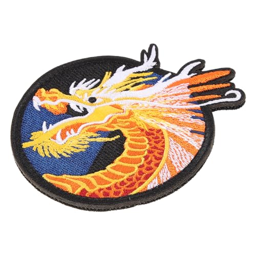 VILLFUL Drachenförmiges Armsiegel, DIY Kleiderflicken, Drachen Nähflicken, Dekorative Flicken, Gestickter Aufnäher, Cartoon Kleiderflicken, Stickflicken Für Kleidung, Kleiderapplikationen VILLFUL Drachenförmiges Armsiegel, DIY Kleiderflicken, Drachen Nähflicken, Dekorative Flicken, Gestickter Aufnäher, Cartoon Kleiderflicken, Stickflicken Für Kleidung, Kleiderapplikationen von VILLFUL