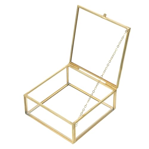 VILLFUL Durchsichtige Schmuckschatulle Glas-organizer Kompakt Mit Deckel Für Ringe Ohrringe Halsketten Kleinigkeiten Reisen Zuhause VILLFUL Durchsichtige Schmuckschatulle Glas-organizer Kompakt Mit Deckel Für Ringe Ohrringe Halsketten Kleinigkeiten Reisen Zuhause von VILLFUL