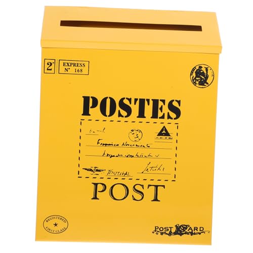 VILLFUL E Mail Briefkasten, Heimbriefkasten, Außenbriefkasten, Haushaltsbriefkasten, Wandmontage, Briefkasten Im Retro Stil, Wandbriefkasten, Wandmontage, Eisenbriefkasten, Hängender VILLFUL E Mail Briefkasten, Heimbriefkasten, Außenbriefkasten, Haushaltsbriefkasten, Wandmontage, Briefkasten Im Retro Stil, Wandbriefkasten, Wandmontage, Eisenbriefkasten, Hängender von VILLFUL