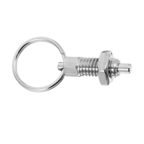 VILLFUL Edelstahl Federstift mit Zugring Selbstsichernder Rastbolzen Korrosionsbeständig Vielseitig für Anhängerrampen Mechanische Ausrüstung und Möbel Robustes Federladesystem für VILLFUL Edelstahl Federstift mit Zugring Selbstsichernder Rastbolzen Korrosionsbeständig Vielseitig für Anhängerrampen Mechanische Ausrüstung und Möbel Robustes Federladesystem für von VILLFUL