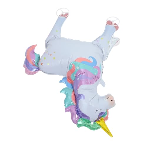 VILLFUL Einhorn Folienballon mit Rädern Stehende Party Dekoration für Geburtstagsfeiern Sicher und Attraktion für Kinderfeste VILLFUL Einhorn Folienballon mit Rädern Stehende Party Dekoration für Geburtstagsfeiern Sicher und Attraktion für Kinderfeste von VILLFUL