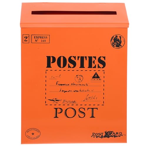 VILLFUL Eisen Wandbriefkasten Retro Briefkasten mit Zeitungsfach Vintage Postkasten für Außenwand Büro Institutionen Stabile Wandmontage VILLFUL Eisen Wandbriefkasten Retro Briefkasten mit Zeitungsfach Vintage Postkasten für Außenwand Büro Institutionen Stabile Wandmontage von VILLFUL