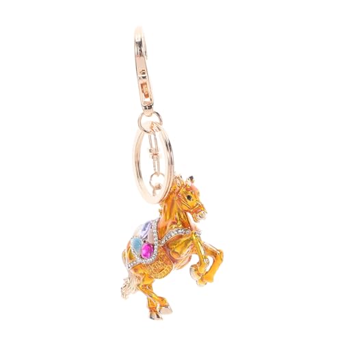 VILLFUL Eleganter Pferde Schlüsselanhänger Mit Strasssteinen Neujahr Dekoration Chinesisches Tierkreis Pendant Für Handtaschen Rucksäcke Und Autoschlüssel Glitzernde Details Und Kompatibil VILLFUL Eleganter Pferde Schlüsselanhänger Mit Strasssteinen Neujahr Dekoration Chinesisches Tierkreis Pendant Für Handtaschen Rucksäcke Und Autoschlüssel Glitzernde Details Und Kompatibil von VILLFUL