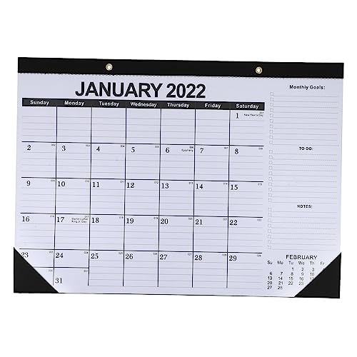 VILLFUL Englischer Wandkalender Aufhängen Notizblock Kalender mit Klarer Datumsanzeige Multifunktional als Planer und Dekorativer Monatskalender für Büro und Zuhause VILLFUL Englischer Wandkalender Aufhängen Notizblock Kalender mit Klarer Datumsanzeige Multifunktional als Planer und Dekorativer Monatskalender für Büro und Zuhause von VILLFUL