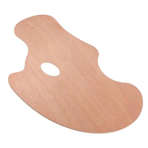 VILLFUL Ergonomische Holzmalpalette mit Daumenloch für Öl und Acrylmalerei Handliche Künstlerpalette zum von Farben Langlebiges Holz Komfortabler Griff für Kreative Maler VILLFUL Ergonomische Holzmalpalette mit Daumenloch für Öl und Acrylmalerei Handliche Künstlerpalette zum von Farben Langlebiges Holz Komfortabler Griff für Kreative Maler von VILLFUL
