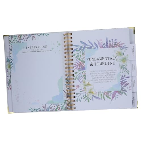 VILLFUL Exquisites Hochzeitsplaner Notizbuch mit Countdown Funktion für Braut Wedding Recording Book Langlebiges Papier Stilvolles Design als für Trauzeugin und Braut VILLFUL Exquisites Hochzeitsplaner Notizbuch mit Countdown Funktion für Braut Wedding Recording Book Langlebiges Papier Stilvolles Design als für Trauzeugin und Braut von VILLFUL