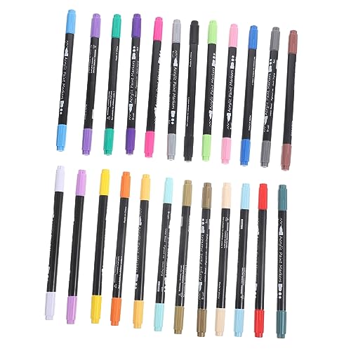 VILLFUL Farben Doppelspitze Acrylstifte Fein und Breitspitze Marker für Holz Leicht Vielseitig für Malerei DIY Geschenkidee für Erwachsene und Jugendliche VILLFUL Farben Doppelspitze Acrylstifte Fein und Breitspitze Marker für Holz Leicht Vielseitig für Malerei DIY Geschenkidee für Erwachsene und Jugendliche von VILLFUL