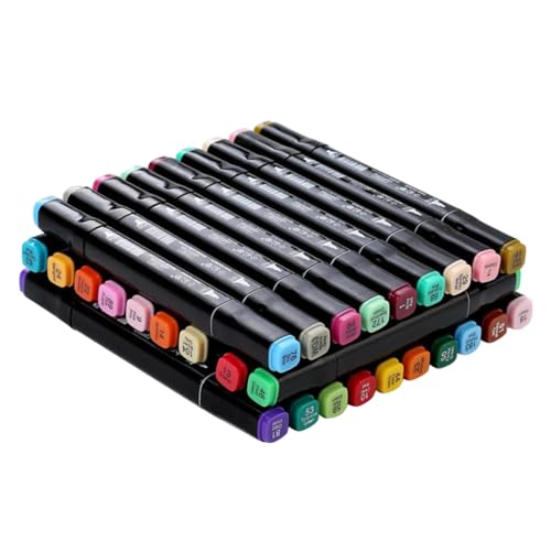 VILLFUL Farben Doppelspitzen Marker Stifte Wasserbasierte Abwaschbare Filzstifte für Schüler zum Zeichnen Skizzieren Manga und Künstlerisches Malen Sichere und Langlebige Qualität VILLFUL Farben Doppelspitzen Marker Stifte Wasserbasierte Abwaschbare Filzstifte für Schüler zum Zeichnen Skizzieren Manga und Künstlerisches Malen Sichere und Langlebige Qualität von VILLFUL