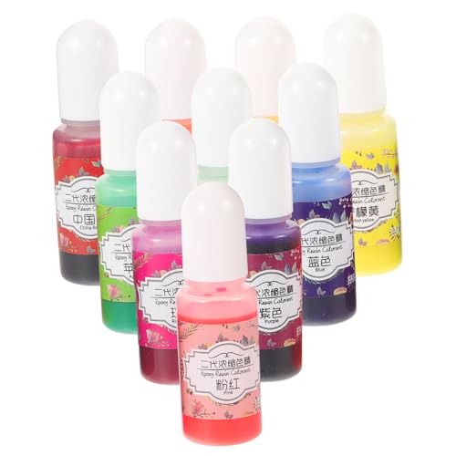 VILLFUL Farbessenz-toner Für Epoxidharz Pigmente Zum Basteln Flüssiger Farbstoff Für Kunsthandwerk Dekoratives Harzpigment Für Heimwerker von VILLFUL