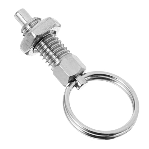 VILLFUL Federbelasteter Sicherungsstift mit Zugring Positionierungsstift für Vielseitige Anwendungen Maschinenbau Möbel Zuverlässige Arretierung Flexible VILLFUL Federbelasteter Sicherungsstift mit Zugring Positionierungsstift für Vielseitige Anwendungen Maschinenbau Möbel Zuverlässige Arretierung Flexible von VILLFUL