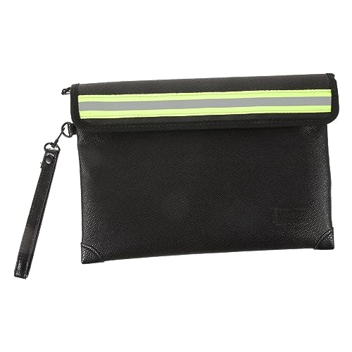 VILLFUL Feuerfeste Aktentasche Feuerfeste Aktentasche Feuerfeste Wasserdichte Dokumententasche Feuerfeste Tasche Feuerfester Akten Organizer Feuerfeste Geldtasche von VILLFUL