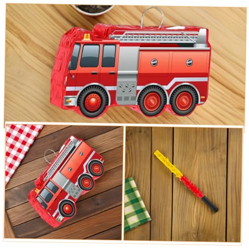 VILLFUL Feuerwehr Pinata mit Candy Füllung und Zubehör Robuste Kinderparty Dekoration Interaktives Spiel für Jungen Feuerwehr Themen Geburtstag Hängende Partyverzierung VILLFUL Feuerwehr Pinata mit Candy Füllung und Zubehör Robuste Kinderparty Dekoration Interaktives Spiel für Jungen Feuerwehr Themen Geburtstag Hängende Partyverzierung von VILLFUL