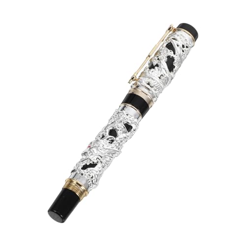 VILLFUL Füllfederhalter im Vintage Stil mit Drachen und Design aus Zinklegierung Eleganter Kalligraphie Stift für Schreiben Zeichnen und Unterschriften VILLFUL Füllfederhalter im Vintage Stil mit Drachen und Design aus Zinklegierung Eleganter Kalligraphie Stift für Schreiben Zeichnen und Unterschriften von VILLFUL
