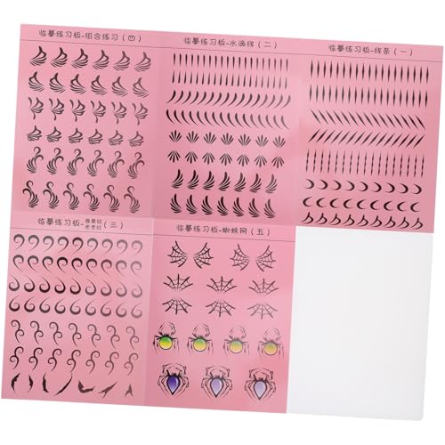 VILLFUL Gesichtsbemalungs-schablonen für Erwachsene Wiederverwendbare DIY Face Painting Templates mit Präzisen Motiven Leicht zu Reinigen für Anfänger und Kreative Familienaktivitäten von VILLFUL