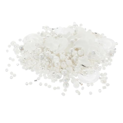 VILLFUL Glasperlen mit Farbverlauf Frosted Spacer Beads aus Sicherem Große Menge für DIY Schmuckherstellung Armband und Halskettenperlen zum Auffädeln und Basteln von VILLFUL