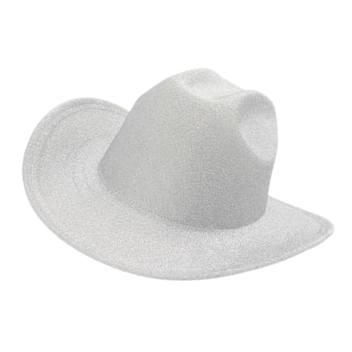 VILLFUL Glitzernder Cowboyhut für Damen und Herren Disco Sonnenhut für Partys Festivals und Cosplay Leicht Robust und Wiederverwendbar für Hochzeiten und Karnevalsveranstaltungen Weiß VILLFUL Glitzernder Cowboyhut für Damen und Herren Disco Sonnenhut für Partys Festivals und Cosplay Leicht Robust und Wiederverwendbar für Hochzeiten und Karnevalsveranstaltungen Weiß von VILLFUL